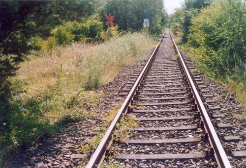 Rest der Bahnlinie Saarbrücken - München